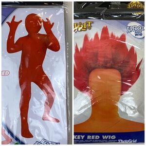 SPIRIT | Super Skins Kids Costume; M (8-10) Red